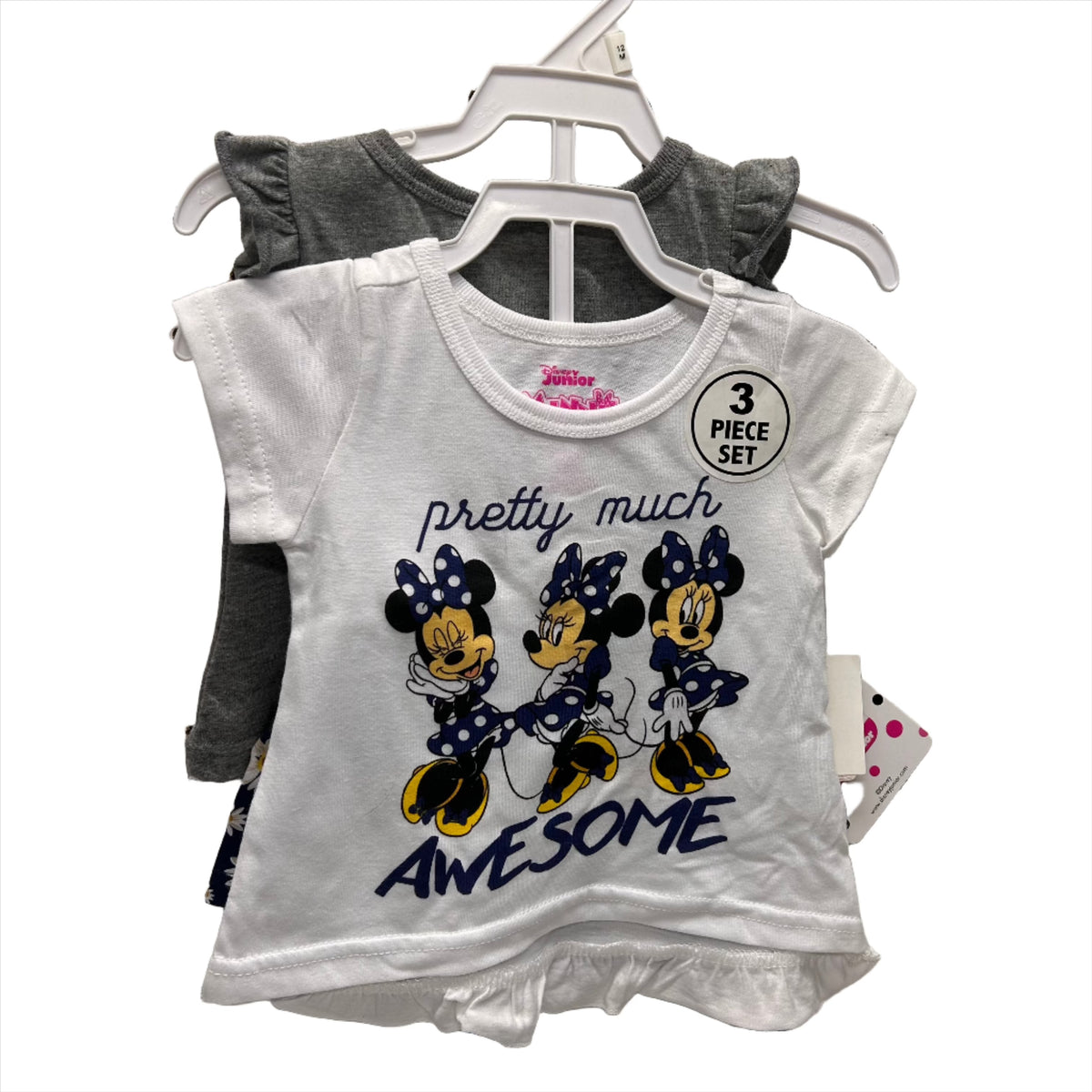 Disney 12 months Baby Girl, 3 piece set new!