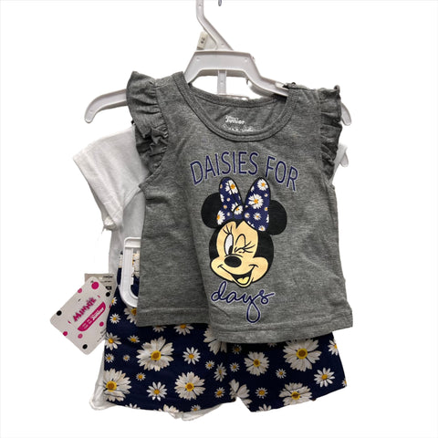 Disney 12 months Baby Girl, 3 piece set new!