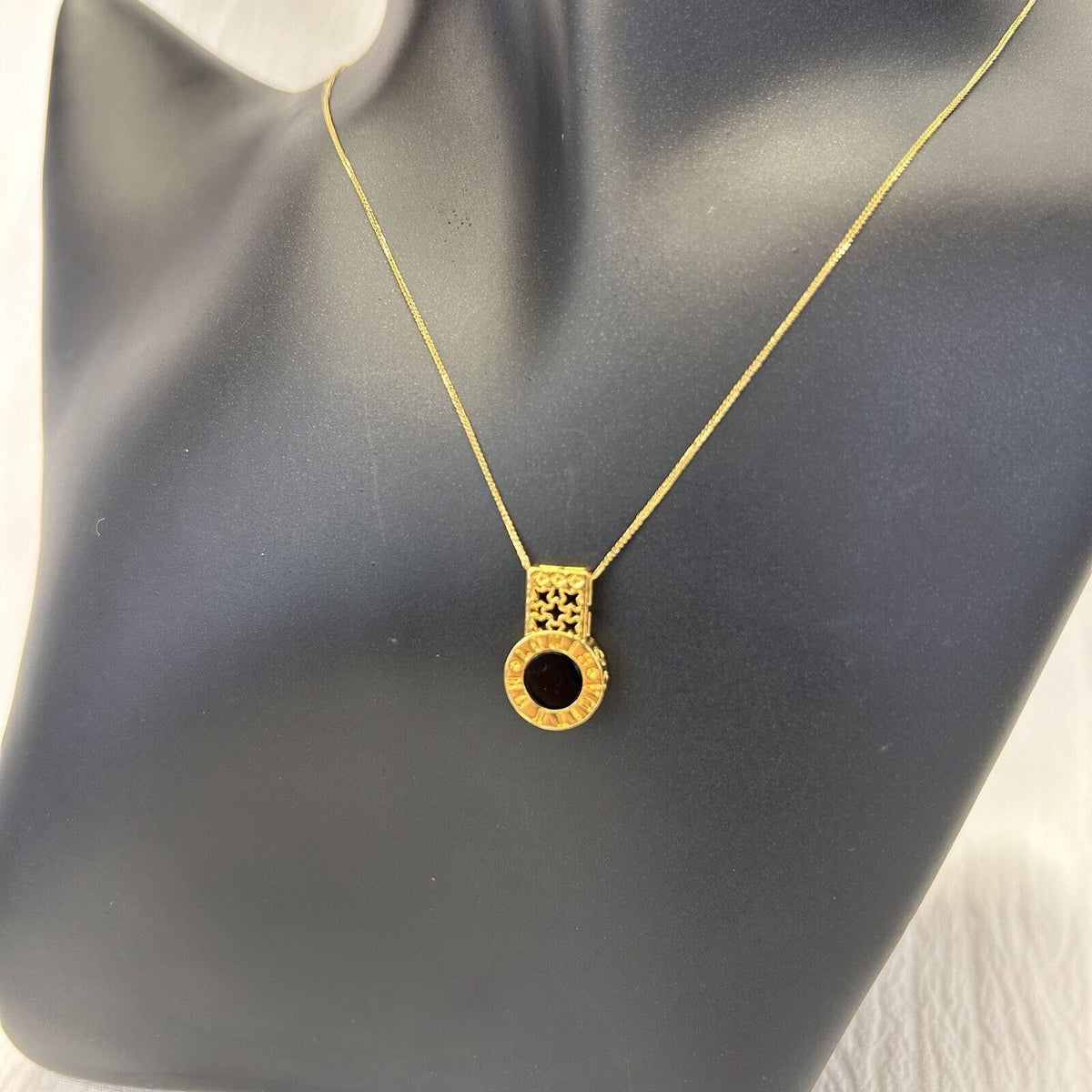 18K Gold Fux Necklace set , Saudi Gold