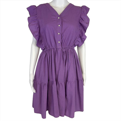 Dara Lavender Dress for women casual One size from Small/Med/Lg Unique style