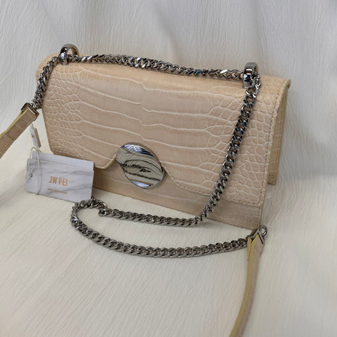 Ivory Croc Sling Bag Brand New