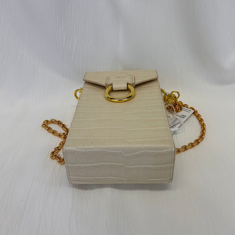 Ivory Croc Sling Bag SMALL Brand New
